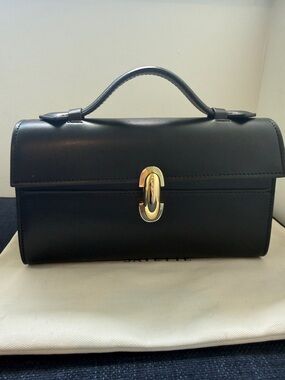 Dhgate symetry pochette clutch bag black gold